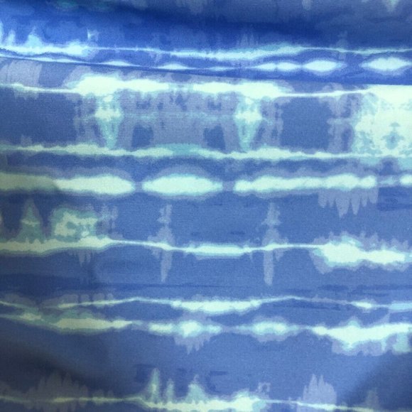 NWT California Sunshine One Piece Swimsuit Blue Tie Dye Size S - Picture 4 of 7